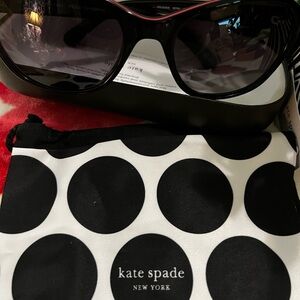 Kate Spade Black and Pink Sunglasses